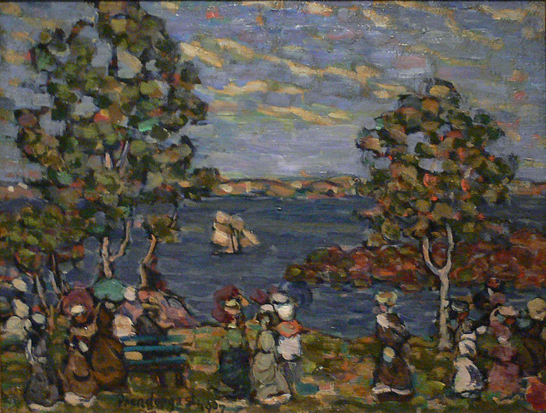 Maurice Brazil Prendergast Seashore, Crepuscule